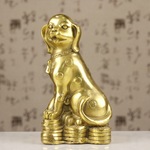 铜狗摆件生肖狗 家居风水摆设装饰品 工艺品摆件