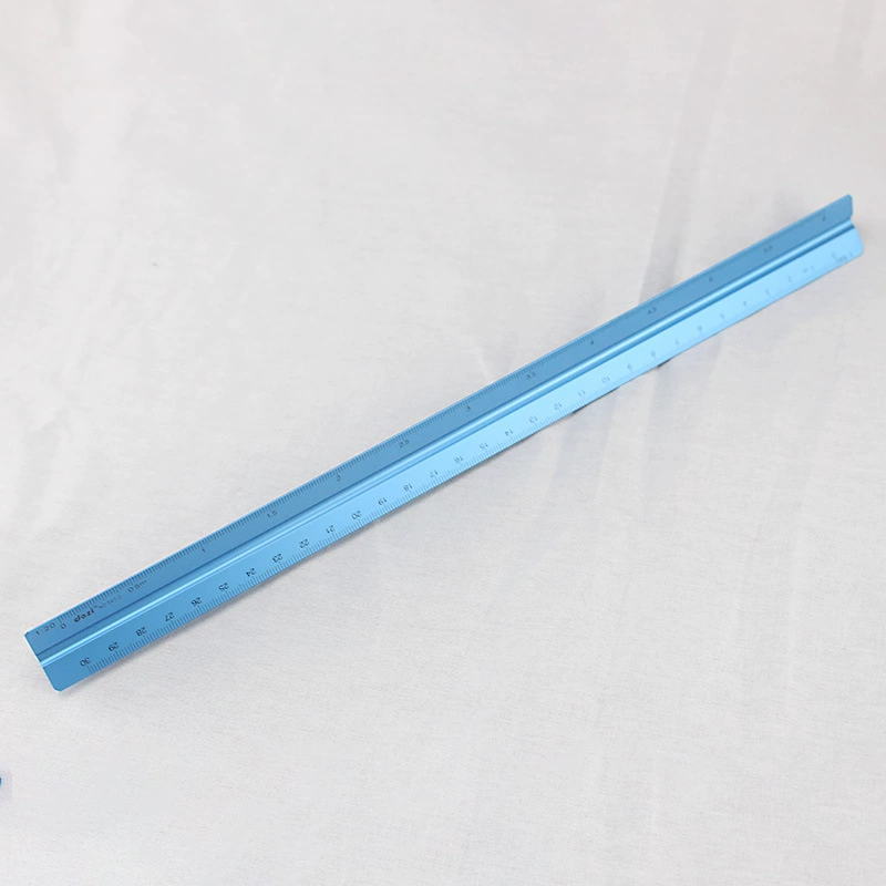 Пустотность коэффициент, virtue of aluminum aluminum three -edge, hollow color 30cm metal triangle size ratio