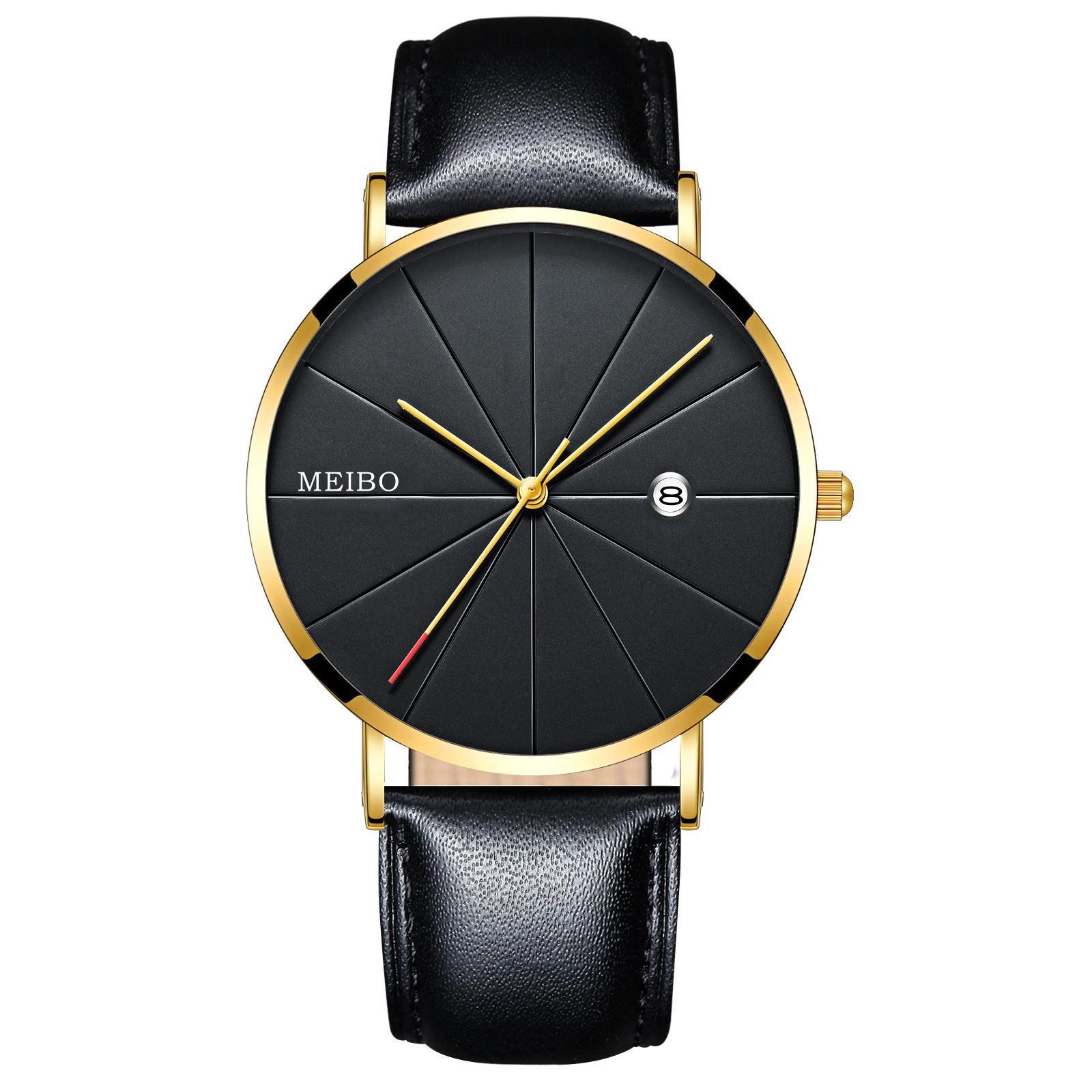 Men's Business Watch Belt Quartz Business Watch Ultra-thin Men's Watch Wholesale Nihaojewelry display picture 6
