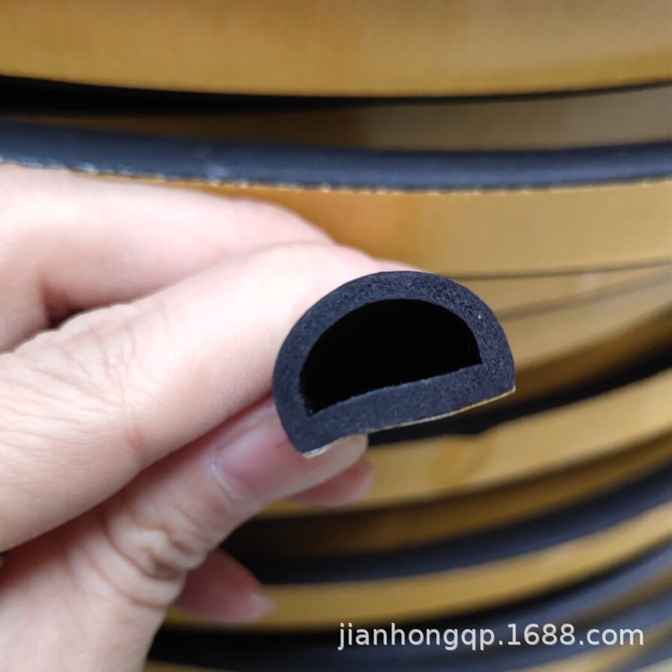 直销epdm背胶密封条橡胶发泡条配电用胶条带背胶自粘密封条