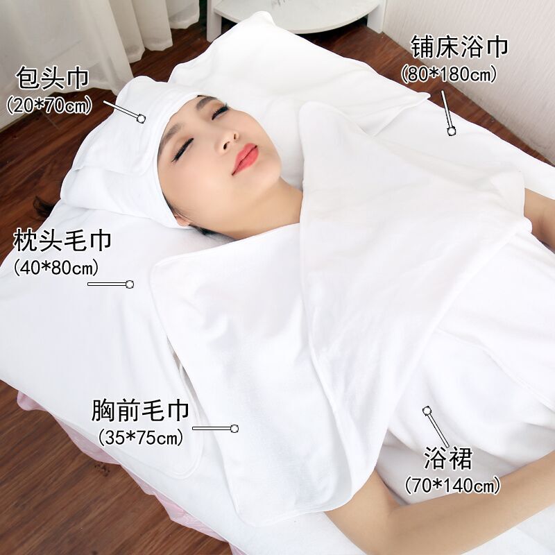 Factory wholesale beauty salon Club spa bed towel bath towel towel scarf suit customizable size logo Factory wholesale beauty salon Club spa bed towel bath towel towel scarf suit customizable size logo