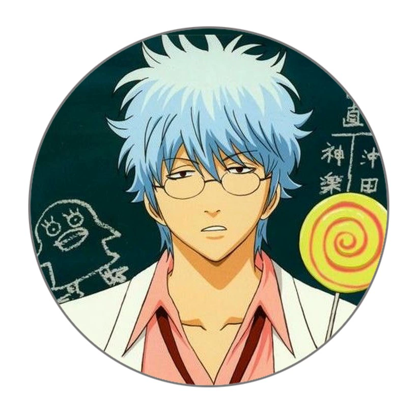 Аниме держатель для телефона, рамка Gintama, ленивый держатель, несколько вариантов, серебристый