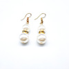 Sweater from pearl, necklace and earrings, set, accessory, European style, wholesale