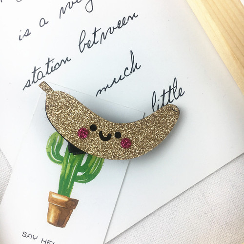 Korean version of girls' cute and sweet sequined fruit hairpins for children and adults in spring and summer, cute side clip hairpins and hair accessories