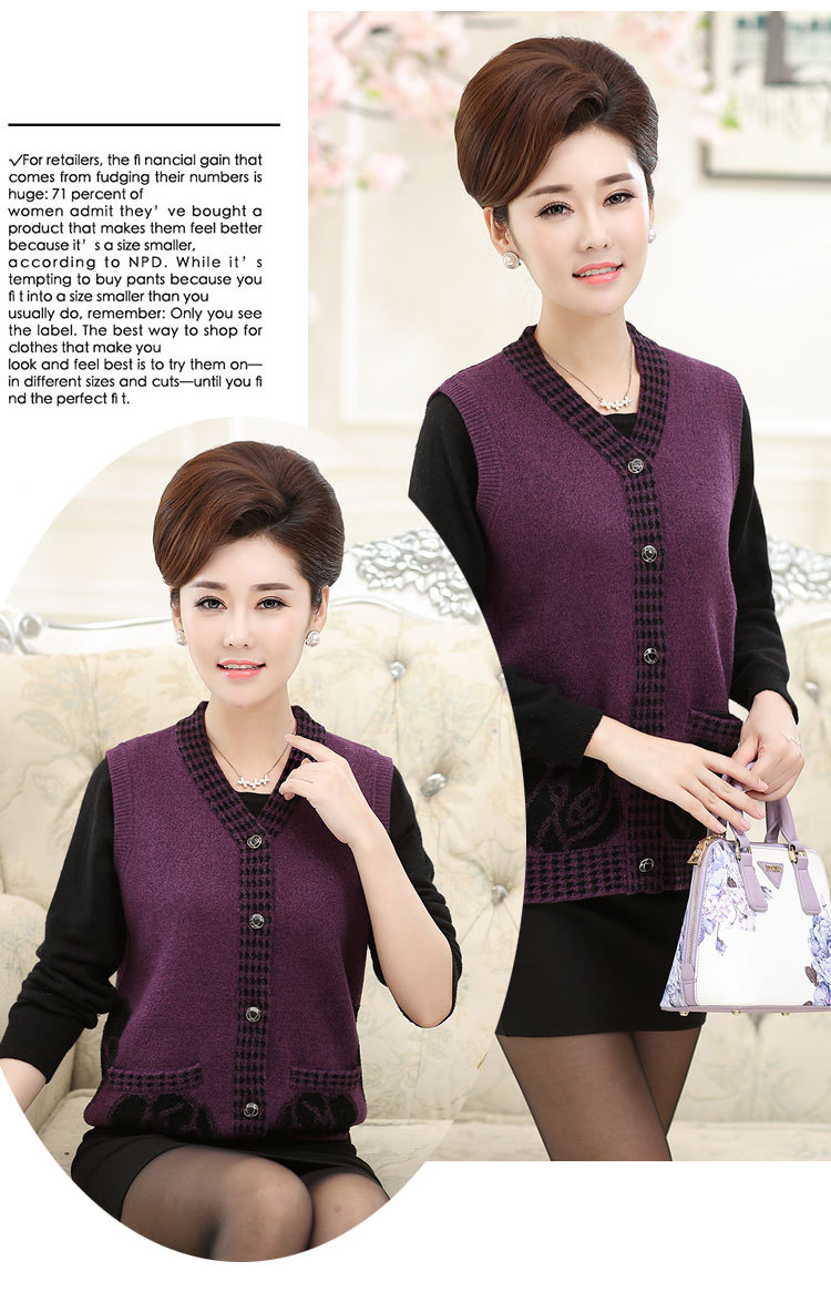 Gilet femme en Laine - Ref 3317338 Image 23