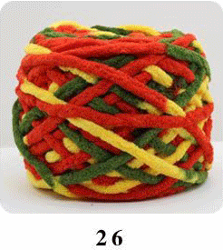 Tira de hielo hilo de una sola hebra de lana gruesa aguja de palo de tejer manta zapatillas hilo bufanda sombrero bufanda hilo de algodón fábrica al por mayor