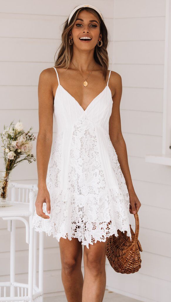 Stitching Sexy Sling Lace Dress NSJRM60060