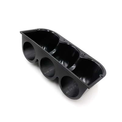 black 3-hole horizontal row combination – automobile instrument