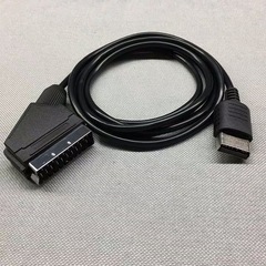 Sega Genesis DC128 console video cable with SCART connector for European use