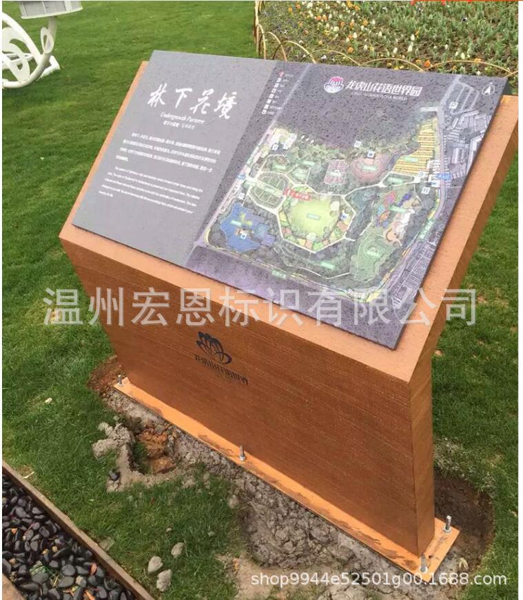 索引牌小区平面图标识牌景区指示牌导向牌学校标识系统