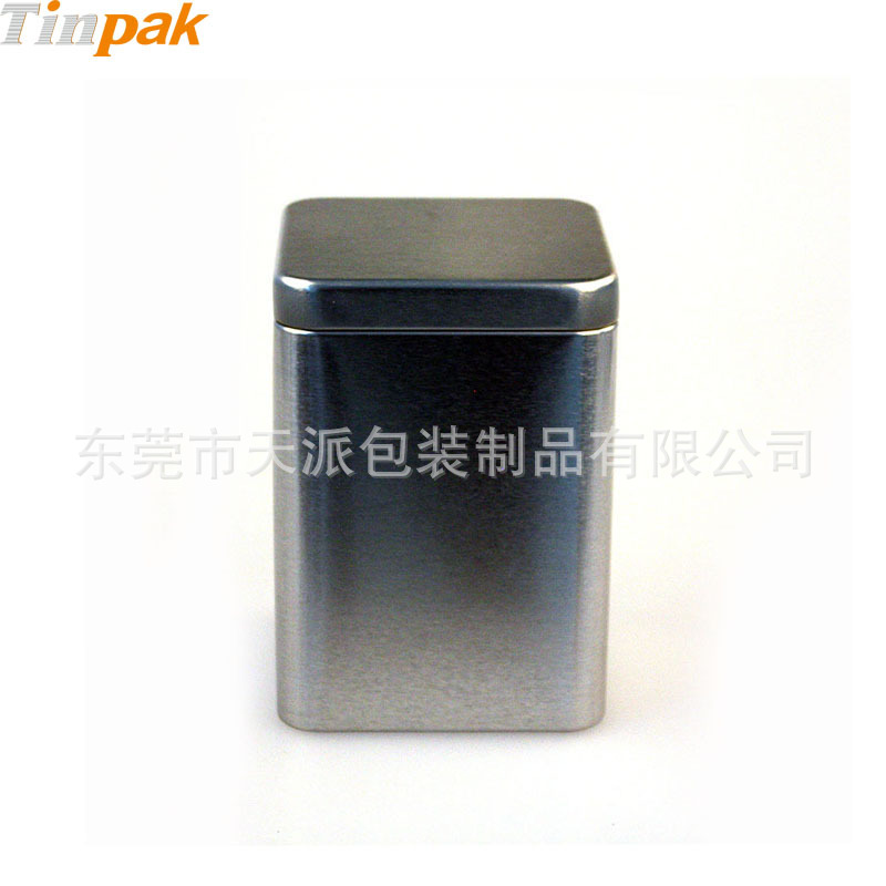 正方牛蒡茶铁罐 食品级牛蒡茶茶叶罐金属 牛蒡茶马口铁罐方形定制