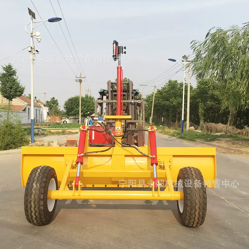 荒地老田复耕平地机拖拉机牵引激光平地机卫星定位坡地平整地机器