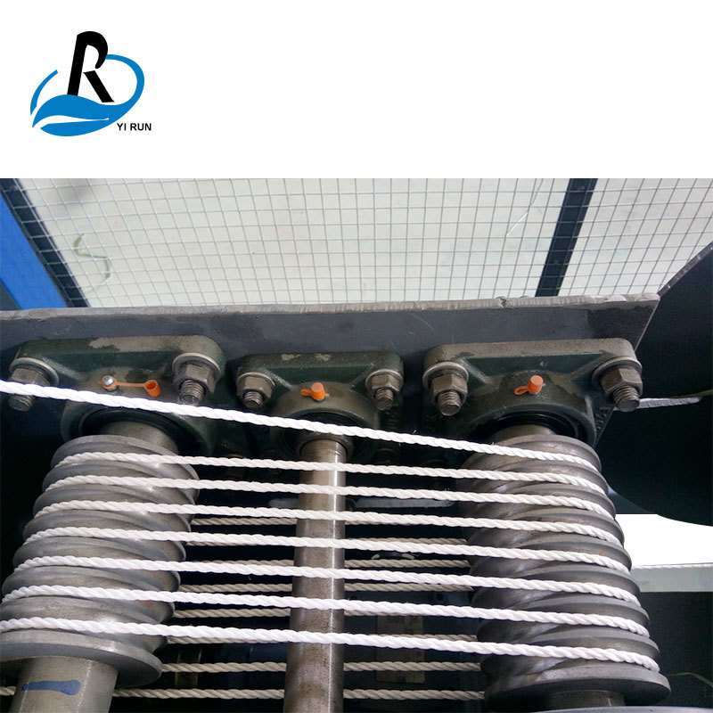 莱州一润机械三股合绳一体机  棉线绳制股上劲合绳机