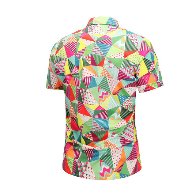 Printed Short-sleeved Leisure Fashion Shirts New Summer Blouses 