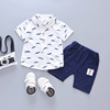 Summer summer clothing, children's set to go out, 2023 collection, with short sleeve, 1-4 years