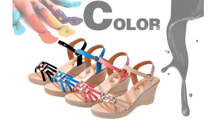 Chaussures été pour femme en Caoutchouc - Ref 3345475 Image 10