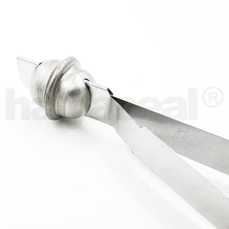 一次性可定制LOGO、流水号安全铁皮封条，施封锁