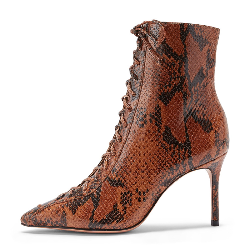 sanke print ankle boots (3).jp