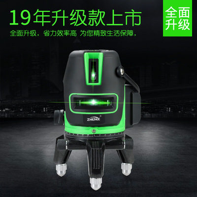 批发强绿光激光水平仪2线3线5线蓝光高精度红外线自动打线投线仪