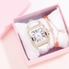 New ladies watch classic square pu strap fashion watch simple watch female quartz table trend female watch
