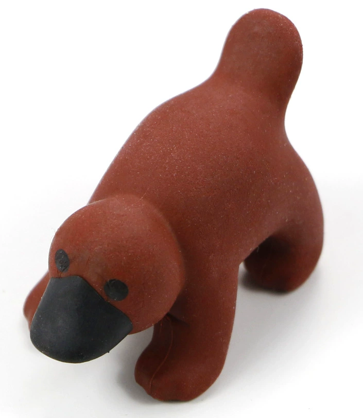 Cartoon three dimensional eraser with animals, 3D