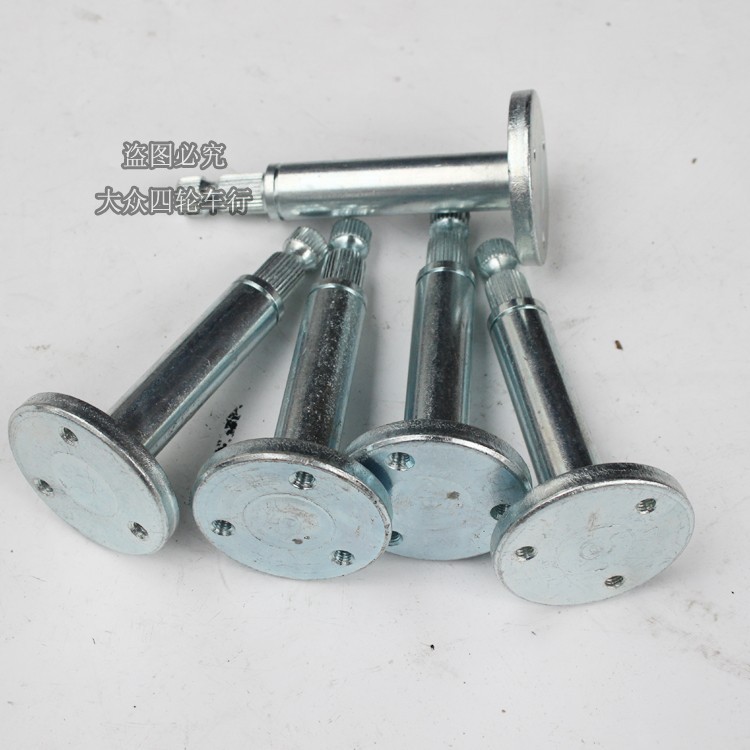 DIY homemade go-kart modification accessories three-hole six-hole steering wheel fixed seat connecting seat universal joint bearing seat
