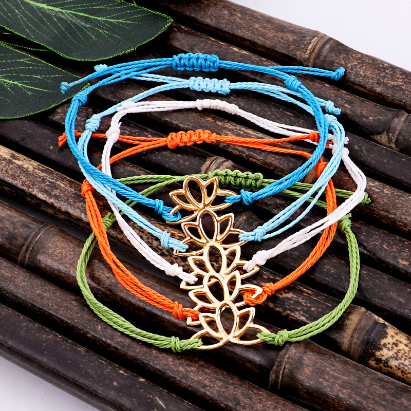 Ethnic Style Flower Alloy rope Plating Womenu0027S Bracelets