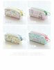 Stationery for ice cream, polyurethane pencil case with zipper for elementary school students, Japanese and Korean