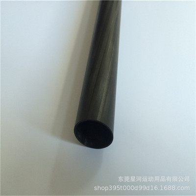 3K卷制碳纤维管加工 斜纹哑光碳纤维管 高强度全碳素平纹碳纤维管