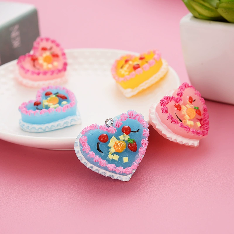 Cream phone case heart-shaped, ring, accessories, DIY