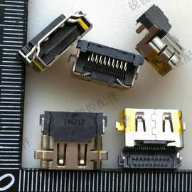 信音 HDMI插座 高清接口 母座 19P 间距0.5 A母 H2.73 DIP 高清座