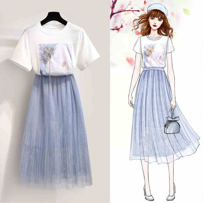 Costume femme en Mélange de coton - Ref 3335499 Image 1