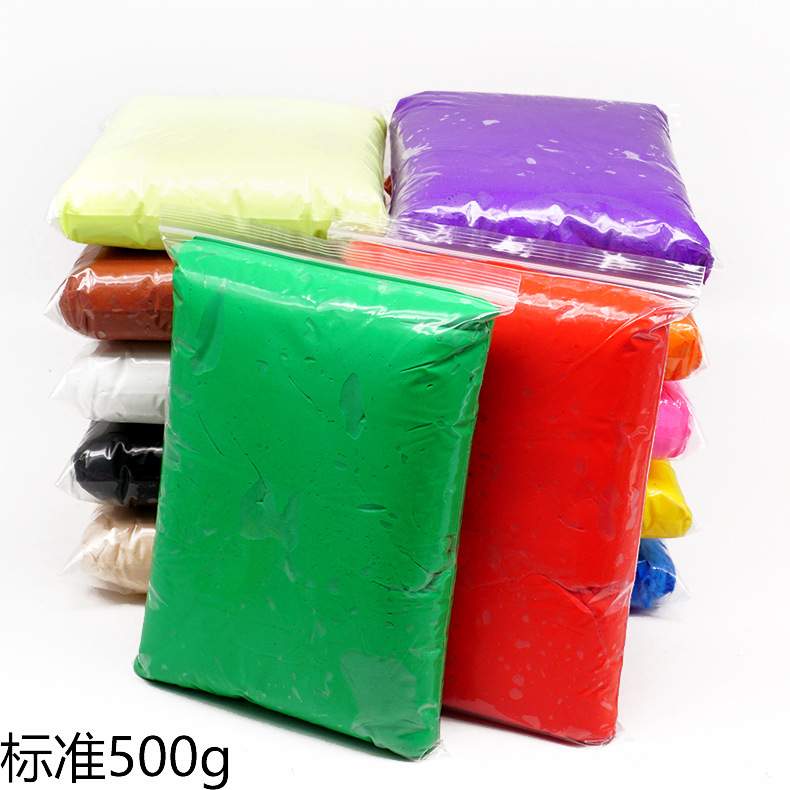 500g ultraligero arcilla kindergarten bolsa grande bolsa de arcilla de color uno Jin Espacio Arcilla Niños DIY arcilla hecha a mano