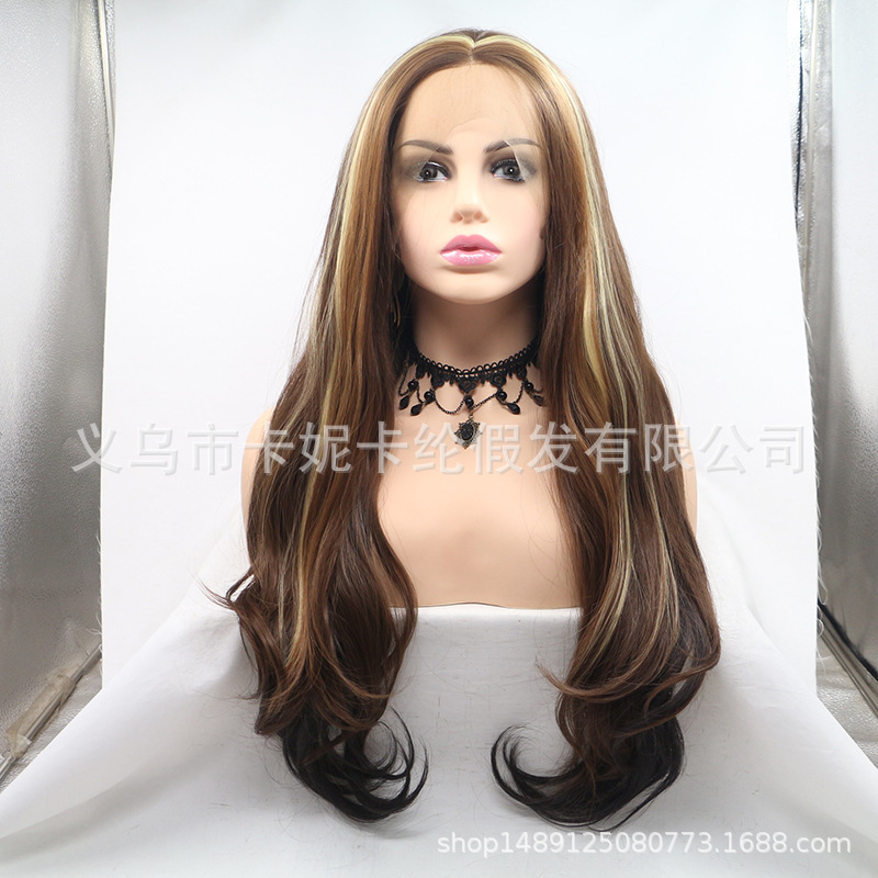 Cabello de encaje bicolor pinch pelucas de color nuevo estilo de moda pelucas