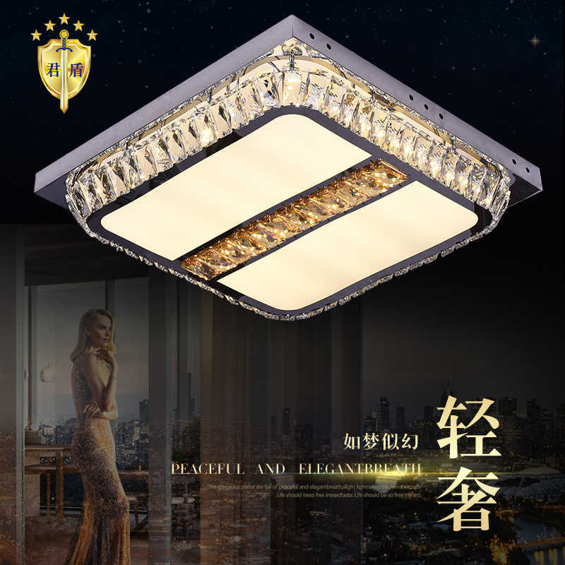 circular crystal Bedroom lights modern Simplicity Room Study Lighting LED Bedroom lights Warm romantic Ceiling lamps and lanterns