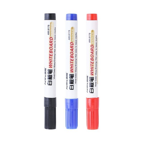 Red, Blue, Black Teacher School Training Use Erasable Whiteboard Markers Thick Tip Erasable Refillable Markers Factory Wholesale