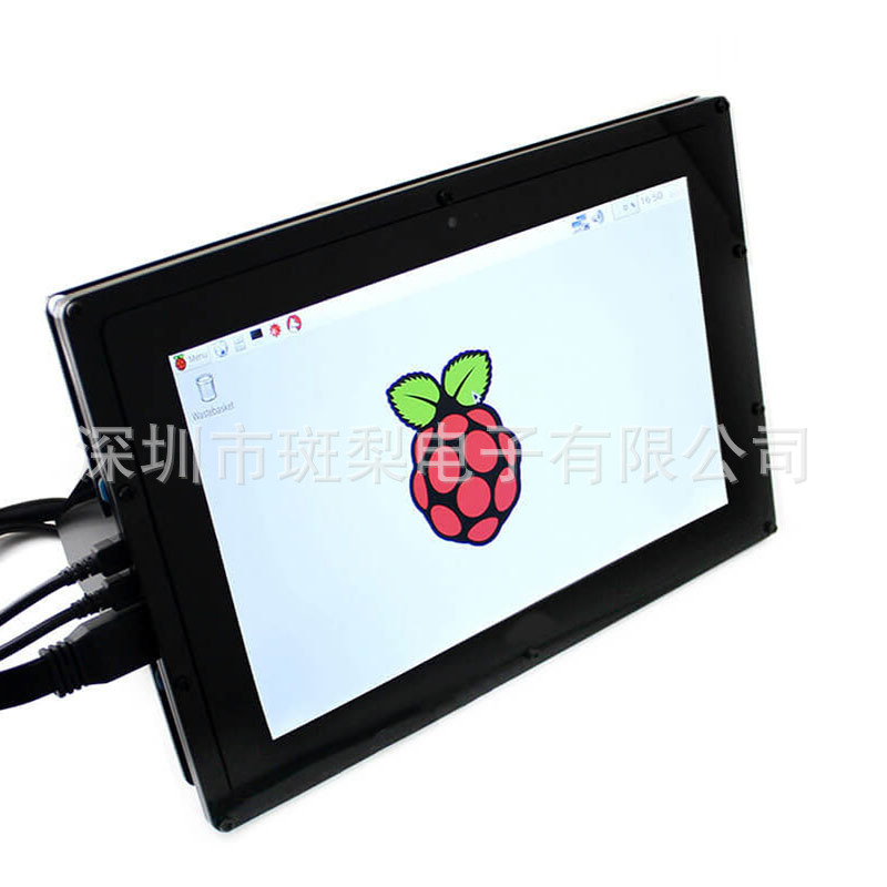 树莓派10.1寸 电容屏LCD触摸屏兼容PI3/PI2,1280x800IPS 3B+/4B