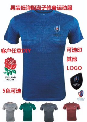 2019 Japan football World Cup Cation rugby run leisure time Self cultivation Short sleeved shirt