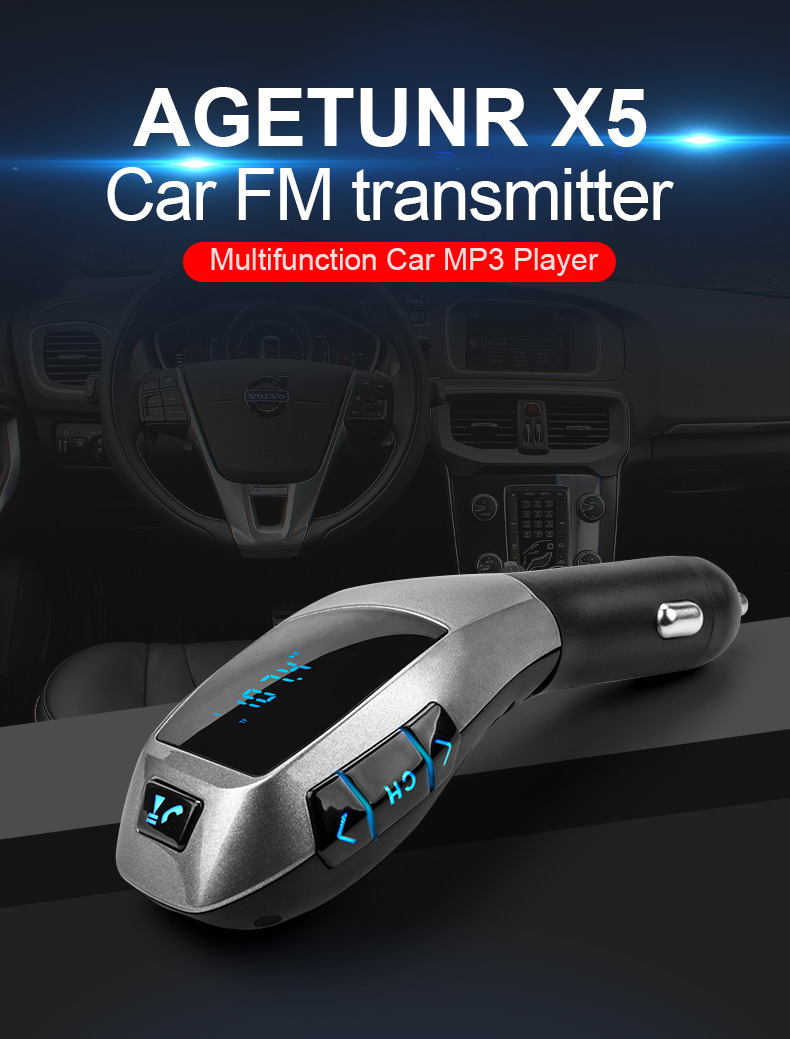 Bluetooth Car Kit Handsfree Set Fm 