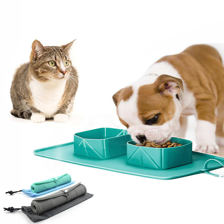 Silicone Folding Pet Bowl - Image 1