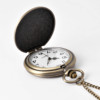 Big quartz watches, bronze pocket watch, castle, wholesale