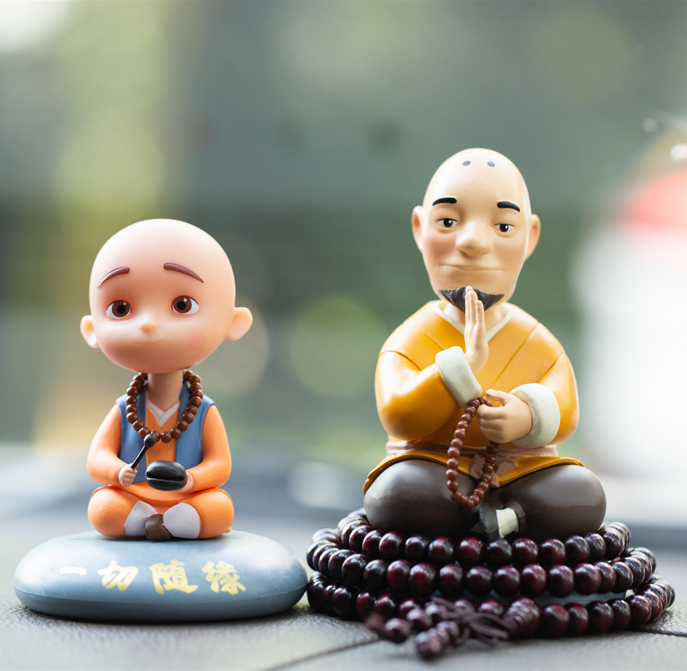 网红玩具新品汽车小和尚车载创意礼品车内装饰ins车摆件盲盒批发|ms