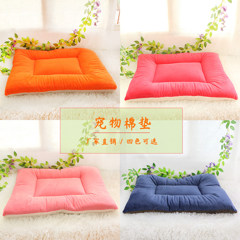 pet Cushion wholesale large Golden Retriever Teddy Supplies Manufactor wholesale spring, summer, autumn and winter keep warm Velvet cushion