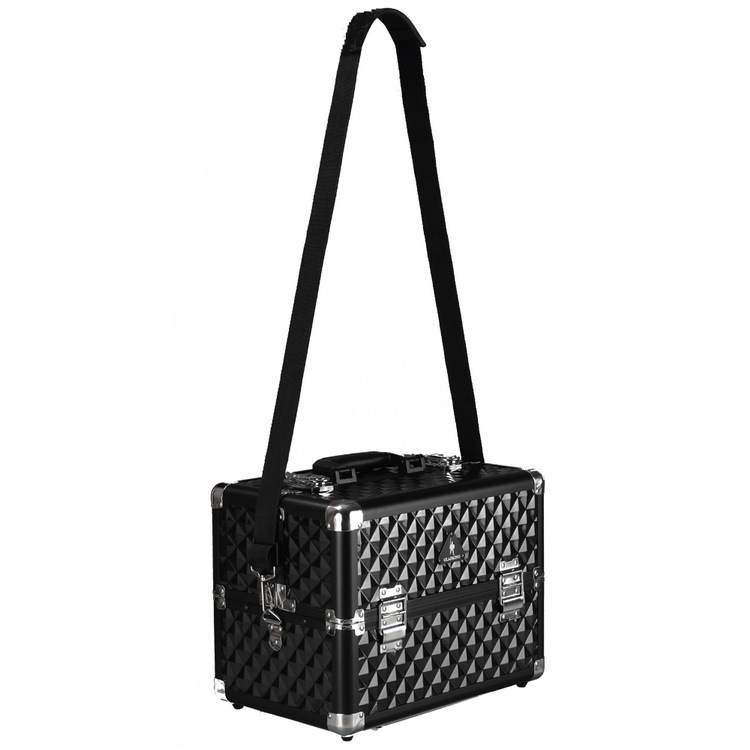 厂家直销隔板多层双开手提铝合金化妆箱 大号美妆学校配送工具箱|ru