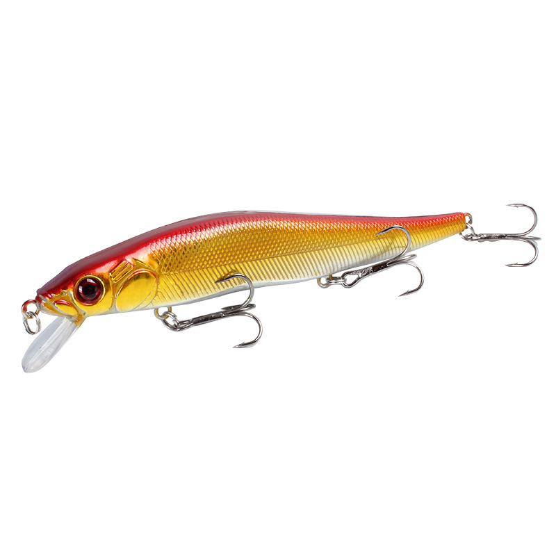 Floating Minnow Fishing Lures 10 Colors Hard Plastic Baits Minnow Lures Bass Trout Saltwater Sea Fishing Lure