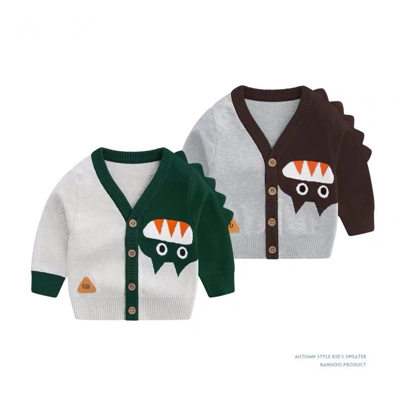 婴儿毛衣男宝宝针织衫开衫女童装秋季外搭薄款外套儿童毛线衣春秋|ms