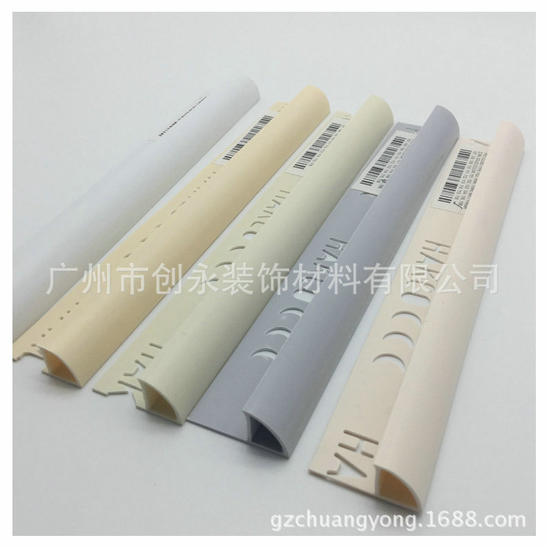 Manufacturers supply PVC Solid Close sideline Decor Shut Article Seal Sidebar ceramic tile Sidebar