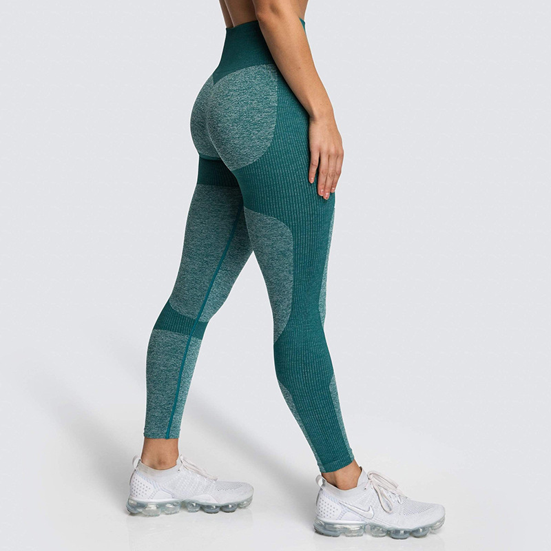 Seamless Knitted Moisture Wicking Yoga Pants NSNS10712