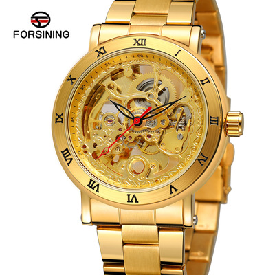 fully automatic Mechanical watch watch motion Penetration Hollow Men's watches Mechanical watch One piece On behalf of