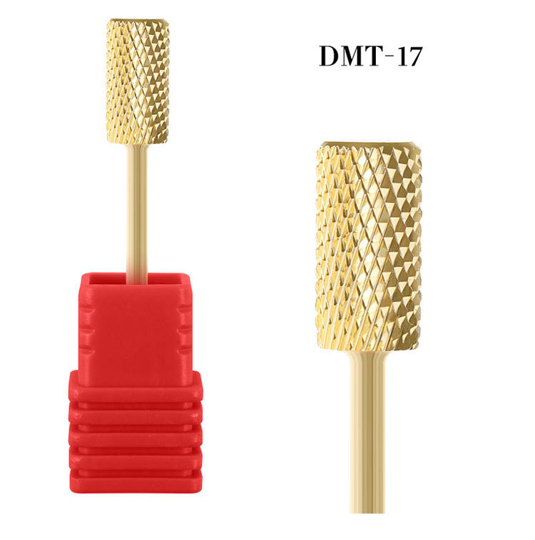 50g Weight Alloy Material Solid Color Pattern Fashion Style Vacuum Plating Color Alloy Tungsten Steel Polishing Manicure Grinding Head 2